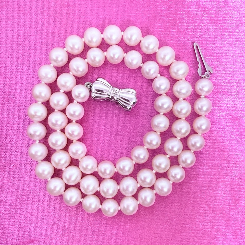 Mikimoto Sea Magic Pearl Necklace with Silver Clasp